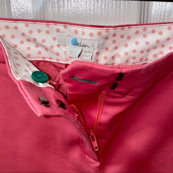 NWOT BODEN Richmond 7/8 Trousers Coral Pink - Picture 3 of 5